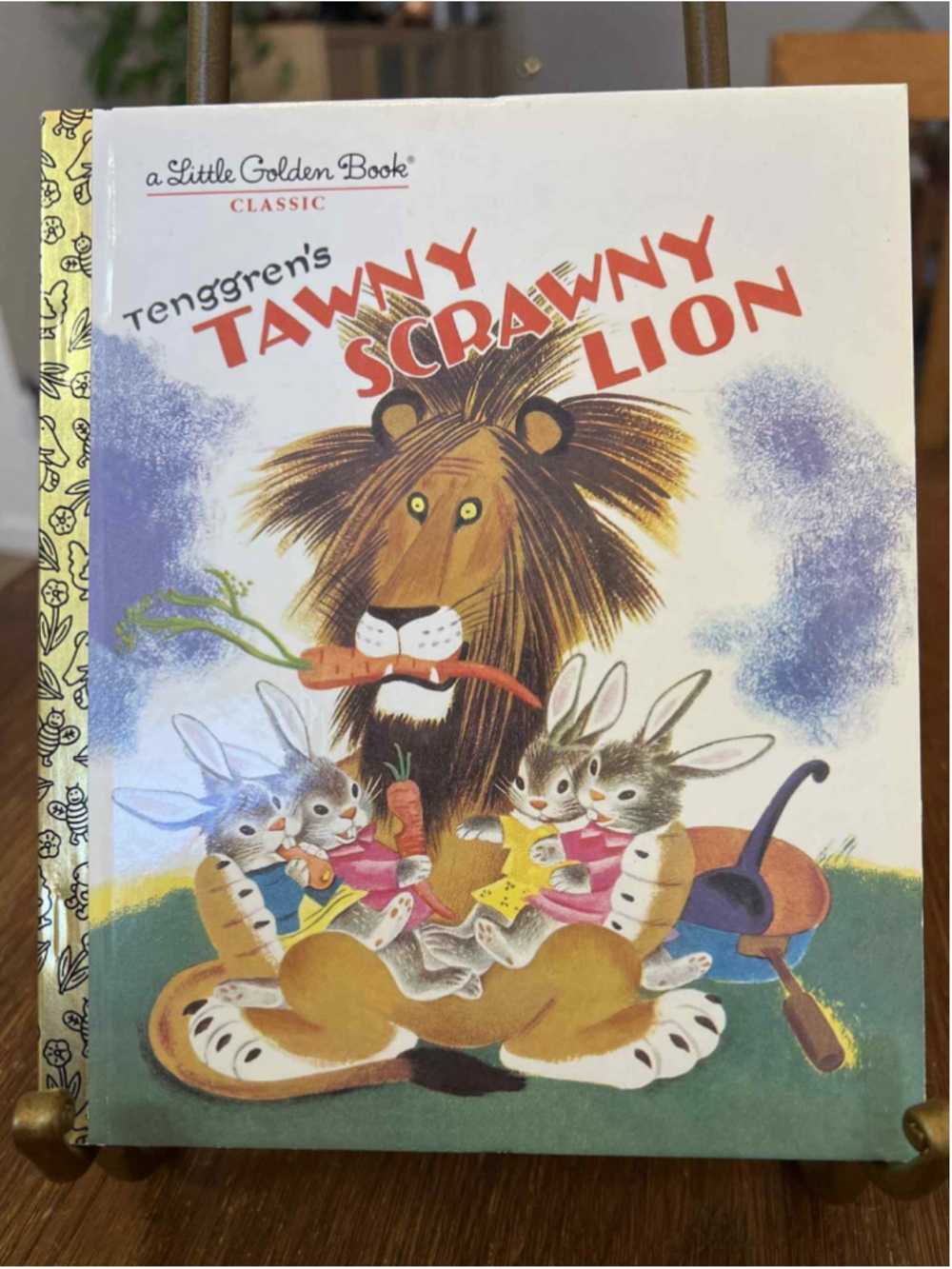 Tenggrens Tawny Scrawny Lion Little Golden Book Classic NEW Kathryn Jackson